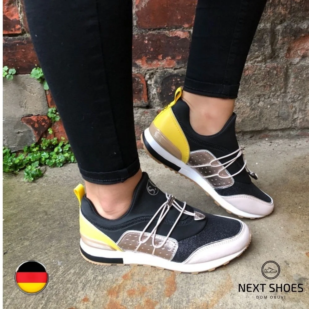 Sneakers female black s.Oliver (Germany) model 4746